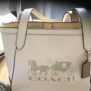 COACH leather handbag